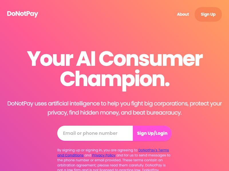 DoNotPay The Best AI Tool Ever 